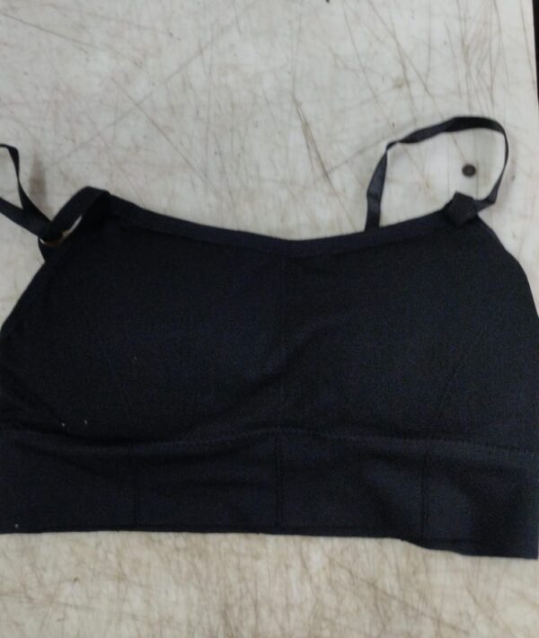 Women Cami Bra Lightly Padded Sports Bra Color Black Size S
