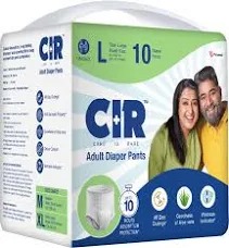 Cir Adult Diapers Pant Style Large Size 10 Pants