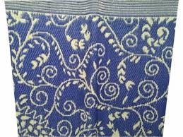 Blue Printed Polypropylene Floor Mat