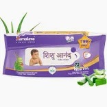 Himalaya Shishu Anand Baby Wipes With Aloe Vera Licorice 72 Wipes