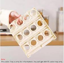 Plastic Fridge Flip Tray Egg FreshKeeping Cases Holder Egg Storage Container 24 Grid Egg