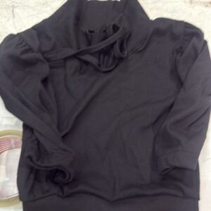 Women Black Color Top Size S