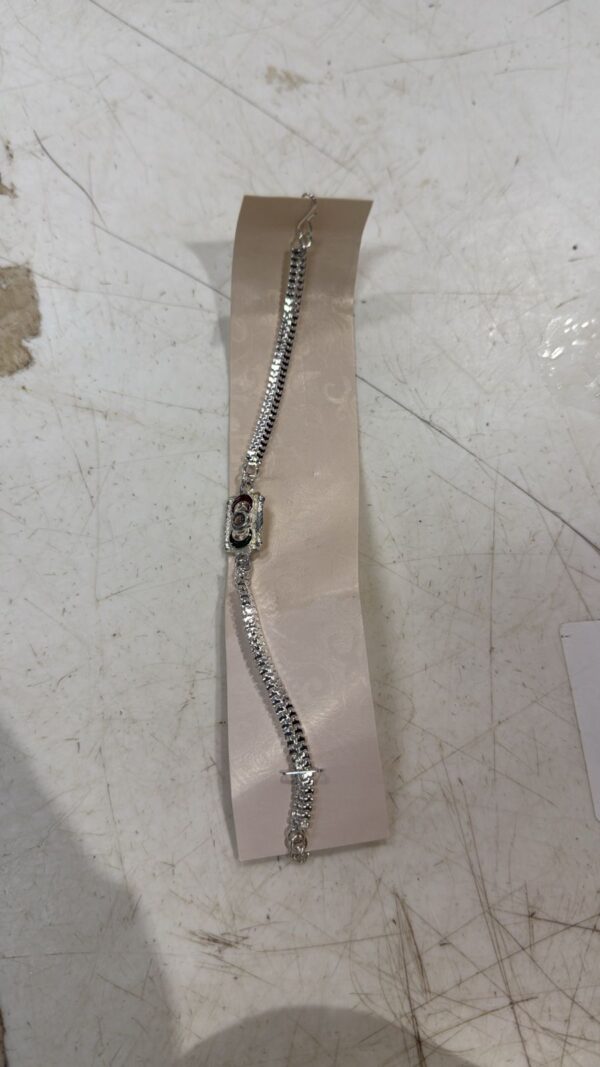 Silver Color Rakhi New Design For Boys