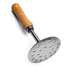 Toral Wooden Handle Stainless Steel Masher