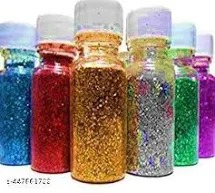 Multicolour Glitter Bottle Pack Of 6