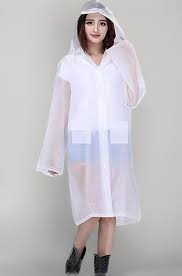 Viva Rainwear WomenS Sleek White Polyester Raincoat Stylish Functional Protection