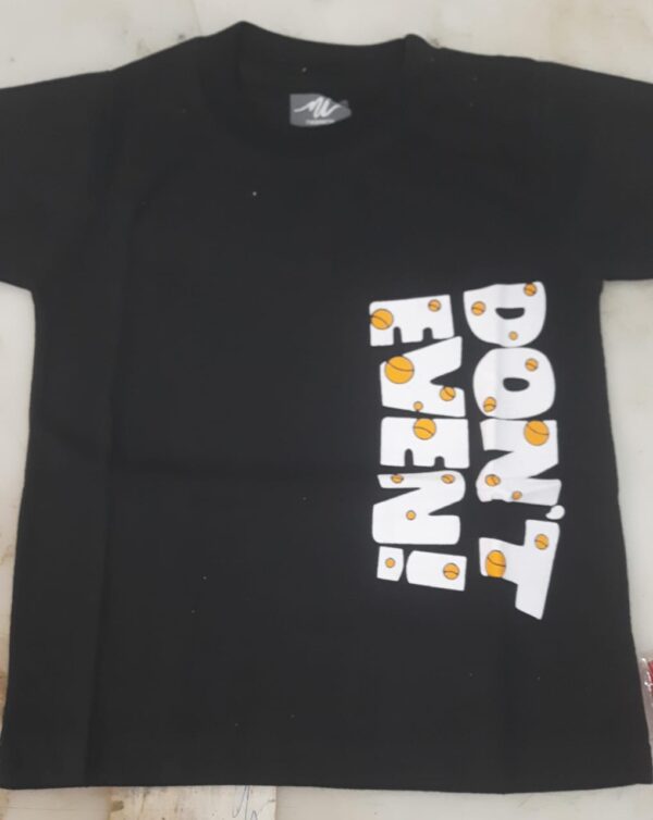 T Shirt For Boy Color Black Size 20