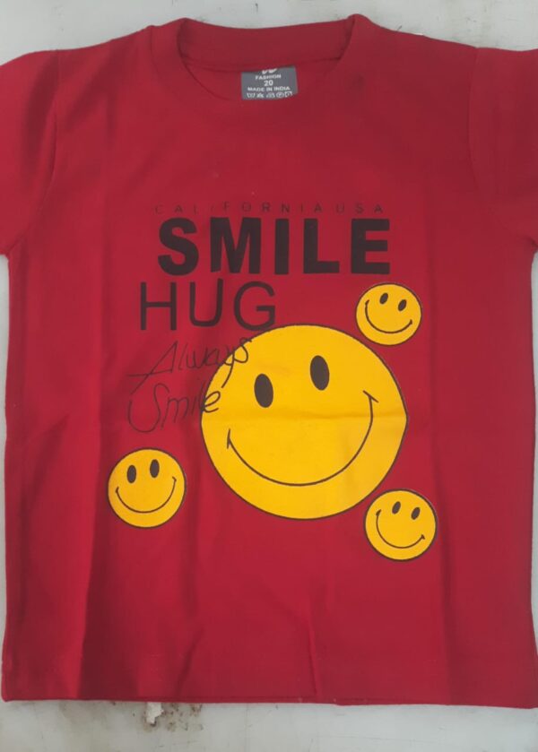 T Shirt For Boy Color Red Size 20