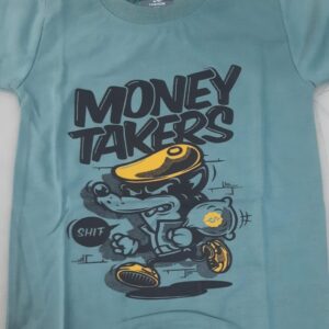 T Shirt For Boy Color Gray Green Size 20
