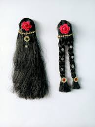 Aditya Creation Radha Krishna Hair Shining Jugal Jodi Baal Durga MaaAll Devi 5 Point 5 Inch