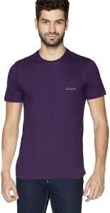 Purple Colour T Shirt For Men Size Xl