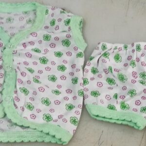 Multicolour Printed New Born Baby Boy Dress