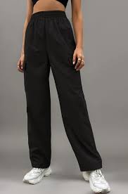 Black Colour Track Pant For Womens Size L
