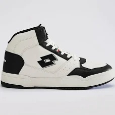 Lotto Hoops Stars Urbano High Shoes Black White For Men Size 8