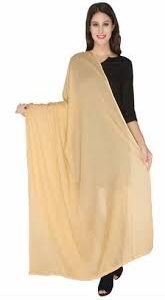 Skin Color Dupatta For Women