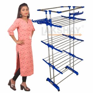 Premium Clothes Stand For Drying With Wheels 4 Layer