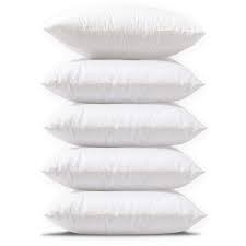 White Color Soft Pillow Set Of 5