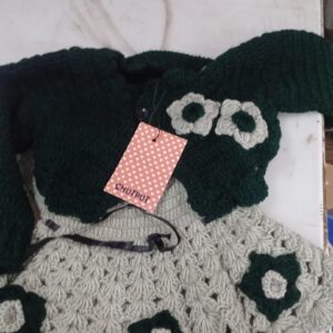 Handmade Baby Cute Woolen Full Sleeves Sweater Size S