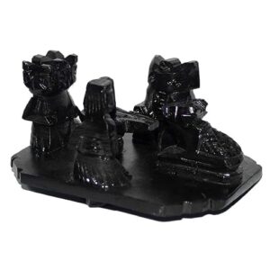 Urban Decor Black Marble Shivling God