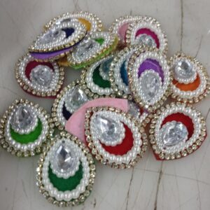 Adikala Decorative Pan Shape Fancy Art Craft Diy Clothes Blouse Embroidery Work