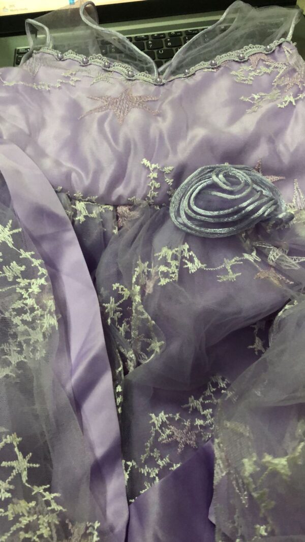 Purple Color Frock For Girls Size S