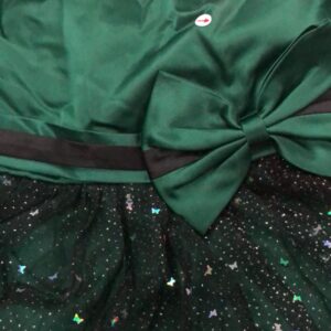 Green Color Frock For Girls Size 10 To 12 Years