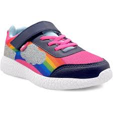 Hopscotch Unisex Sneaker Synthetic And Pu Multi Color For Kids Size 9