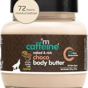 Mcaffeine Body Butter For Dry Skin For Both Women And Men 250Gm