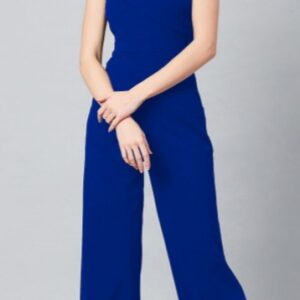 Athena Shoulder Straps Basic Jumpsuit Colour Blue Size S