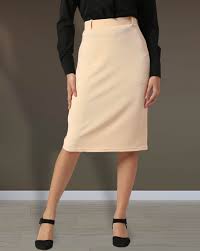 Skirt For Women Colour Light Cream Size Xl