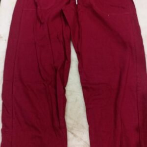 Men Track Pants Maroon Colour Size L