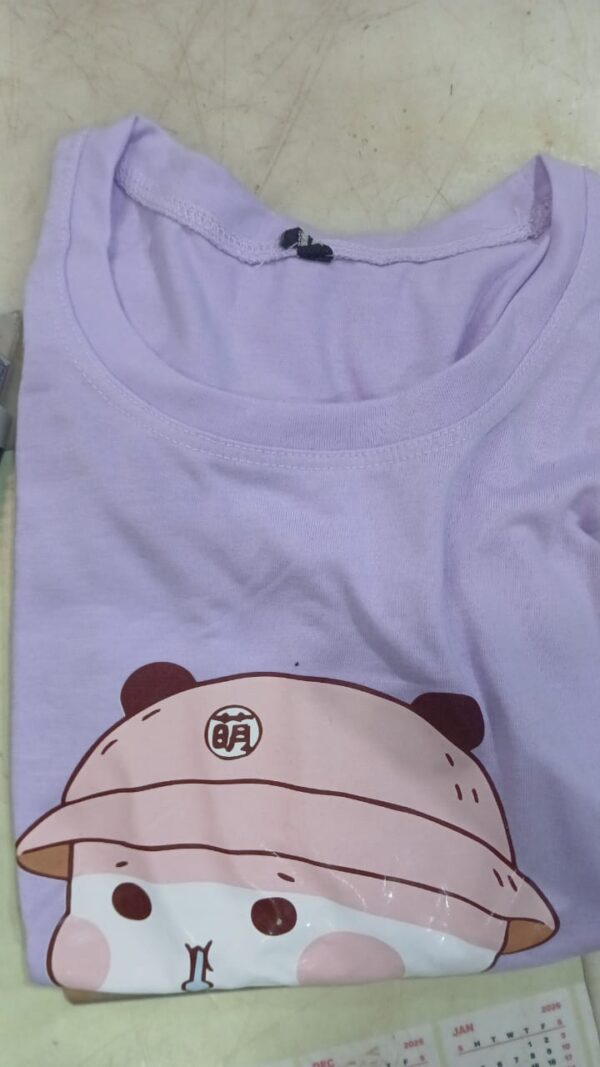 T Shirt For Women Colour Purple Size M