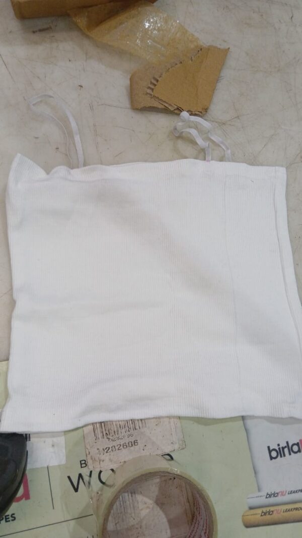 Crop Top For Women Color White Size M