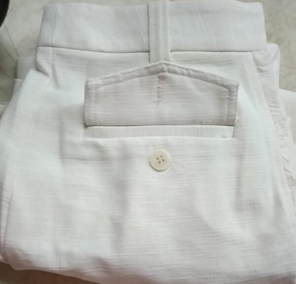 Women White Track Pant Size Xl