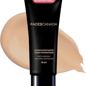 Facescanada Weightless Matte Finish Foundation Sand 15Ml Pack Of 2
