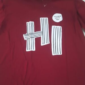 T Shirt For Men Color Maroon Size Xxl