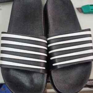 Black Colour Slippers For Men Size 43
