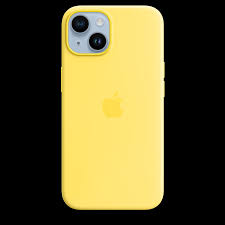 Yellow Colour Iphone 14 Back Cover