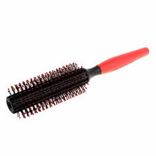 New Spiral Professional Plastic Roller Curly Hair Comb Hairstyle Barber Comb Black Red