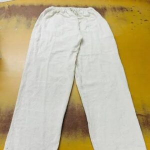 Women Cream Colour Pyjama Size M