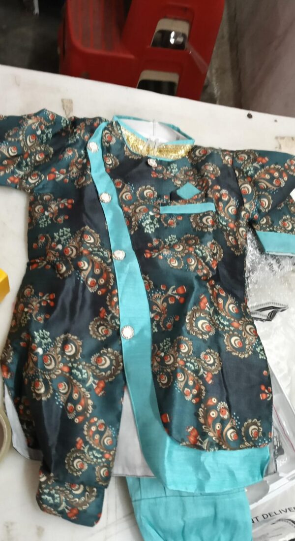 Multicolour Kurta Pyjama For Boys Size 1 To 2 Year