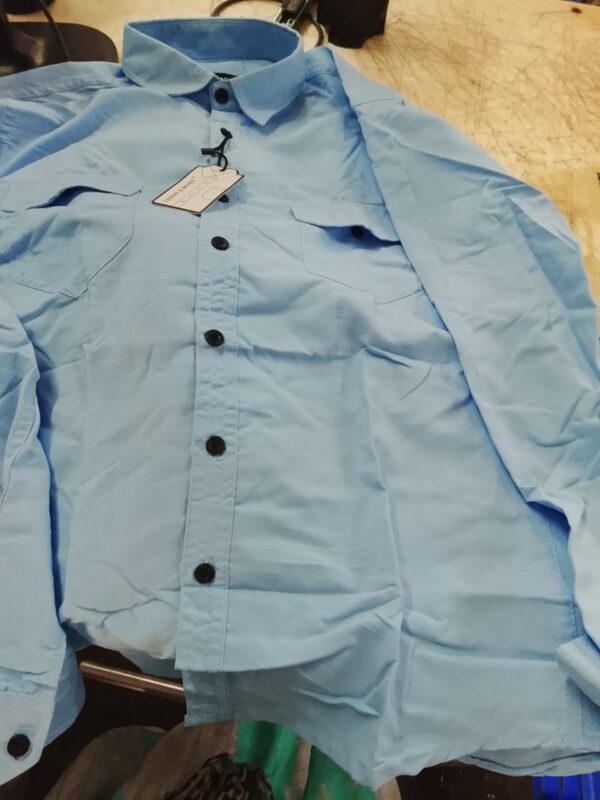 Teens and More Men Shirt Sky Blue Colour M Size