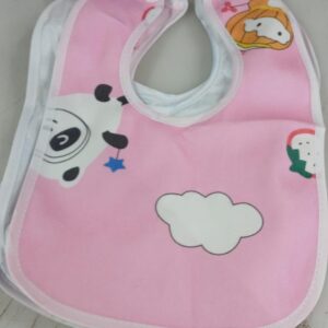 Baby Bibs Titch Button Cotton Washable Toddlers 0 To 2 Years Waterproof Resistant Bibs Pack Of 5 Multicolor