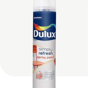 Dulux 400 ml Simply Refresh Black Glossy Finish Spray Paint for Metal Wood and Walls