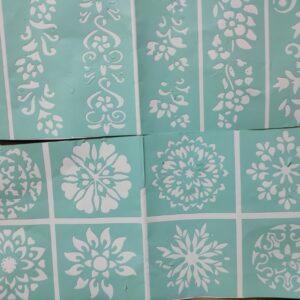 PRIVATE LABLE Mehandi Stickers GREEN COLOUR