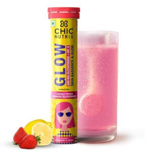 Chicnutrix Glow 20 Effervescent Tablets Japanese Glutathione Vit C Antioxidants for clear glowing skin
