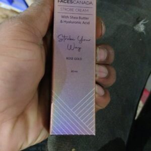 ACES CANADA Strobe Cream Peach 30ml Primer Highlighter Moisturizer Shea Butter Hyaluronic Acid