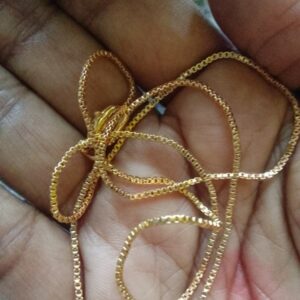 PRIVATE LABEL Solid Yellow Gold Chain Necklace Gold Chainfor girls