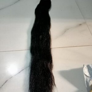 PRIVATE LABLE Black Braided Ponytail Hair Extension for Women Girls