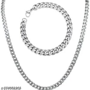 Private Label For Men Fashion Jewellery DPrivate Labelouble Coated Popular Silver Plated Elegant Silver Chain For Boys